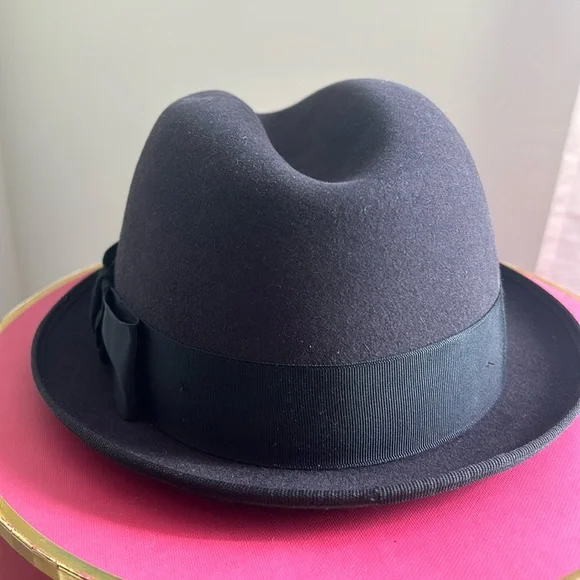 Never been worn felt hat New Never Worn Bailey of Hollywood for J. Crew Black Felt  main image 2